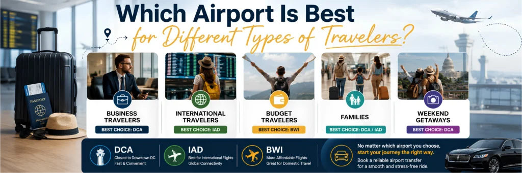 Airport transportation Washington DC