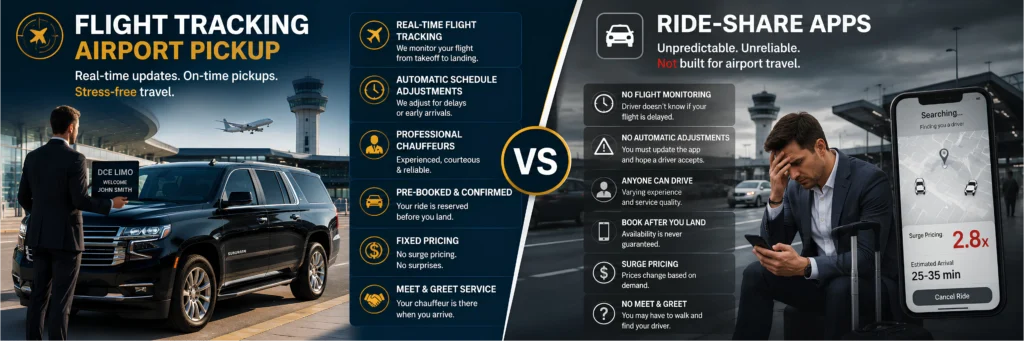 Airport transportation Washington DC