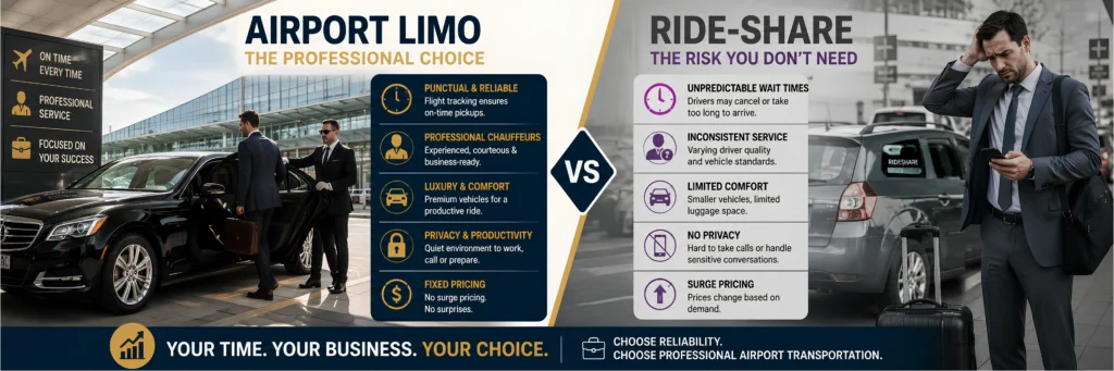Airport transportation for executives