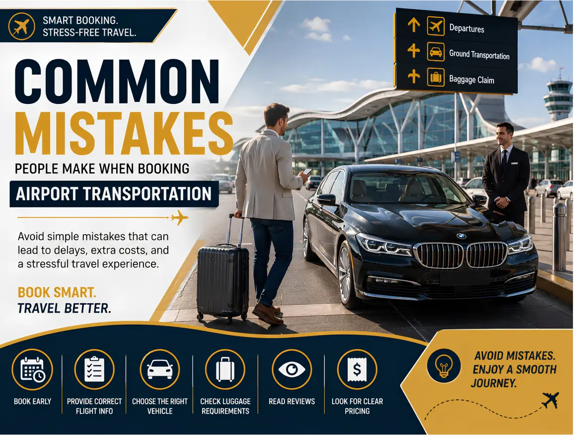 Common Mistakes People Make When Booking Airport Transportation