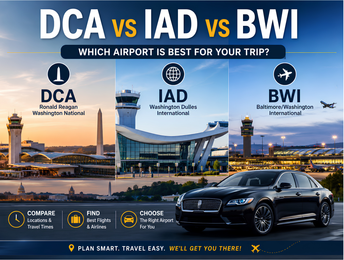 DCA vs IAD vs BWI: Which Airport Is Best for Your Trip?