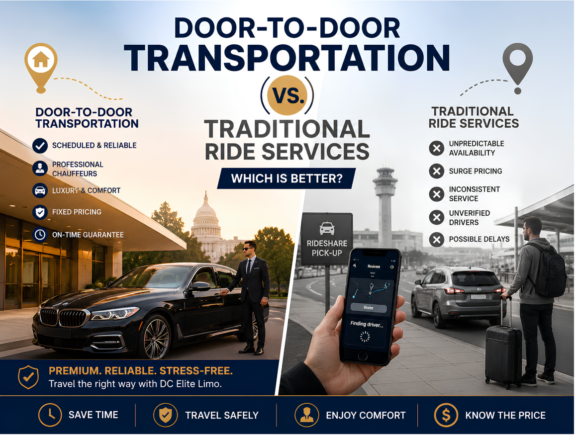 Door-to-Door Transportation vs Traditional Ride Services