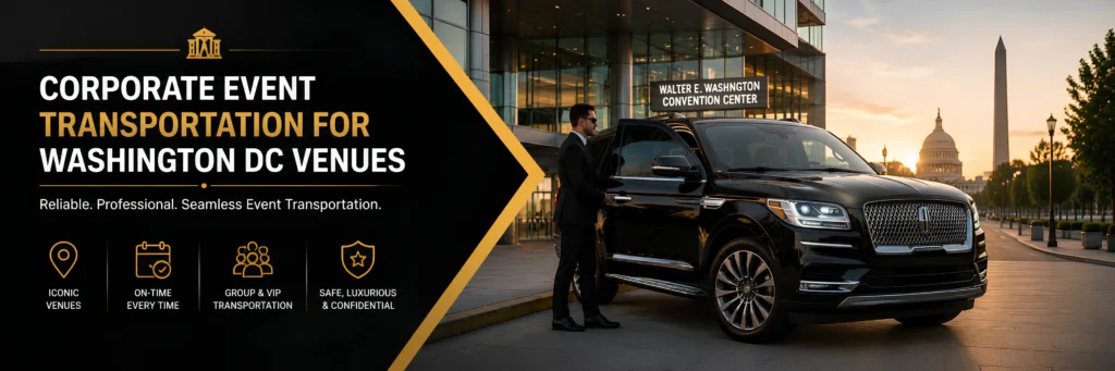 business event transportation Washington DC