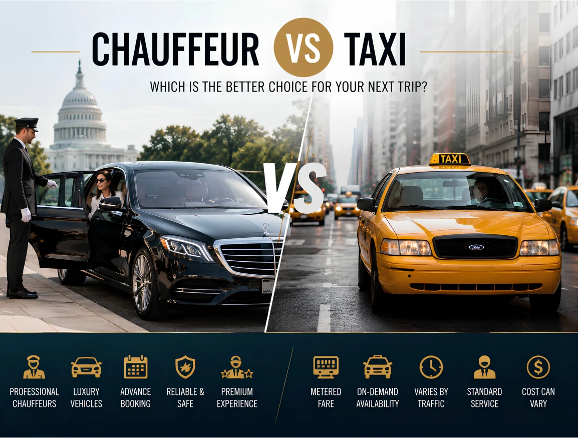 Chauffeur vs Taxi: Which Is the Better Choice for Your Next Trip?